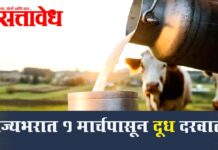 Milk price hike : राज्यभरात १ मार्चपासून दूध दरवाढ !