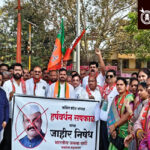 Harshwardhan Sapkal : शिवरायांशी तुलना करणाऱ्या सपकाळांविरोधात भाजपचा ‘एल्गार’; काँग्रेस प्रदेशाध्यक्षांचा निषेध