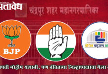Chandrapur Municipal Corporation : भाजपची मोहीम यशस्वी, पण वंचितच्या जिल्हाध्यक्षाचा गेला बळी