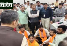 Amravati university : सिनेट सभेत अभाविपचे ठिय्या आंदोलन; विद्यापीठाचे वाढले टेंशन