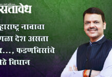 Devendra fadnavis : महाराष्ट्र नावाचा वेगळा देश असता तर…, फडणविसांचे मोठे विधान
