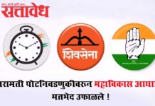 Baramati by election : बारामती पोटनिवडणुकीवरून महाविकास आघाडीत मतभेद उफाळले !