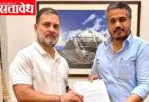 Rohit Pawar rahul gandhi : रोहित पवार दिल्ली दौऱ्यावर, राहुल गांधीना भेटले