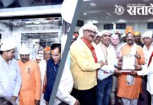 Sudhir mungatiwar : मुनगंटीवारांनी दिला शब्द केला पूर्ण; बल्लारपूर गुरुद्वारात ज्येष्ठांसाठी लिफ्ट लोकार्पण