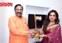 Sudhir mungantiwar : अभिनेत्री प्रार्थना बेहरे म्हणाल्या, सुधीरभाऊ म्हणजे लोकांची मने जिंकणारे नेतृत्व