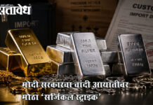 Silver import : मोदी सरकारचा चांदी आयातीवर मोठा ‘सर्जिकल स्ट्राइक’