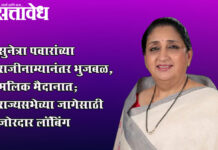 Sunetra pawar : सुनेत्रा पवारांच्या राजीनाम्यानंतर भुजबळ, मलिक मैदानात; राज्यसभेच्या जागेसाठी जोरदार लॉबिंग
