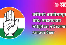 SIR campaign : काँग्रेसचे वरातीमागून घोडे; एसआयआर मोहिमेच्या प्रशिक्षणासाठी आढावा बैठक