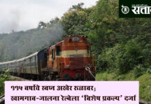 Indian Railway : ११५ वर्षांचे स्वप्न अखेर रूळावर; खामगाव-जालना रेल्वेला ‘विशेष प्रकल्प’ दर्जा