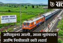 Khamgao-Jalna railway : अधिसूचना आली, आता भूसंपादन आणि निधीसाठी खरी लढाई