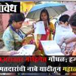 SIR campaign : एसआरआर मोहिमेत गोंधळ; हजारो मतदारांची नावे यादीतून गहाळ