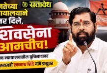 Eknath Shinde : जनतेच्या न्यायालयाने उत्तर दिले, शिवसेना आमचीच; सर्वोच्च न्यायालयातील युक्तिवादावर उपमुख्यमंत्री एकनाथ शिंदे यांचे प्रत्युत्तर