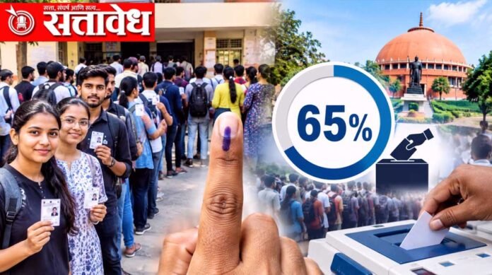 election 65 percent voting